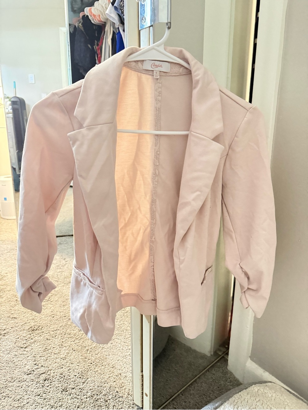 Candie's Light Pink Women's Blazer